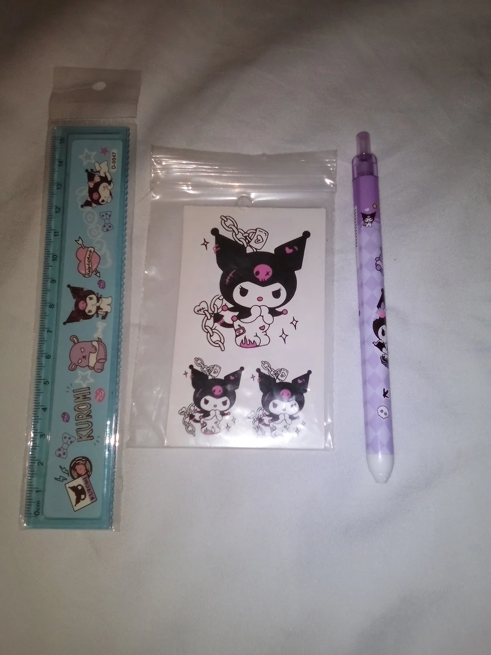 Hello Kitty & My Melody Pink Plush and Stationery Gift Set